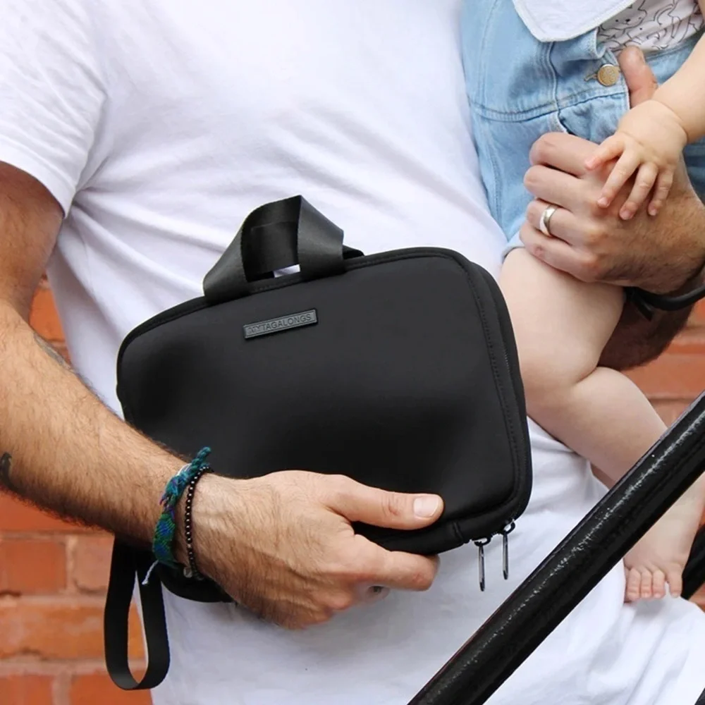 NEW Mytagalongs Black Baby Organizer Bag